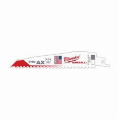 SAWZALL® The Ax™ Demolition Reciprocating Saw Blade, 6 in L, 5 tpi, 0.062 in THK, 25-Pack