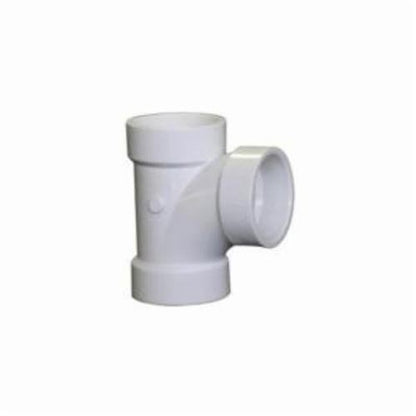 Sanitary Tee, 6 in, Hub, DWV, PVC