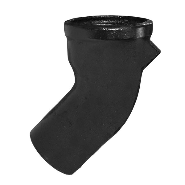 Service Weight 1/8 Bend, 4 in, Spigot x Hub, Cast Iron