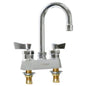 Kitchen Faucet, Deck Mount, ADA, 2 Lever Handles, 2-Hole, Polished Chrome
