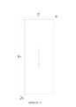 Refrigerator End Panel- 1- 1/2"W * 120"H * 30"D