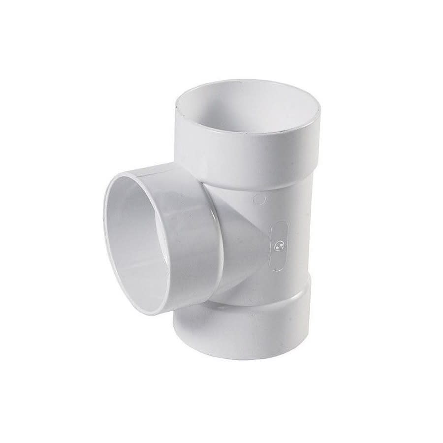 Tee 6 in Hub Type I PVC White