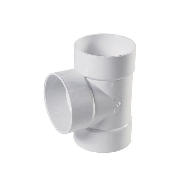 Tee 6 in Hub Type I PVC White