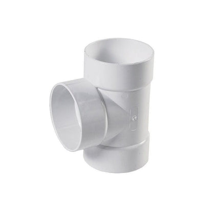 Tee 3 in Hub Type I PVC White