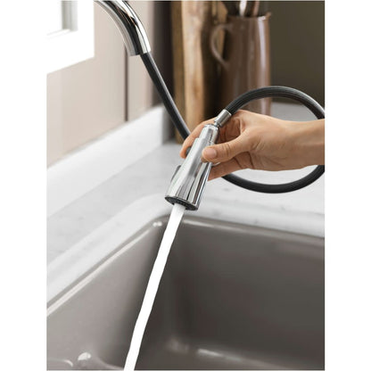 Simplice 1.5 GPM Single Hole Pull Down Kitchen Faucet - Includes Escutcheon