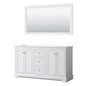 Avery Double Bathroom Vanity - 59.25W x 34.25H x 21.75D