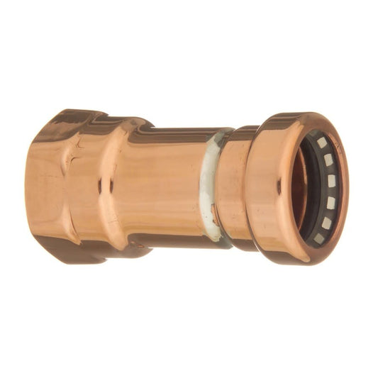 CopperLOC™ Adapter, 3/4 in, Push x FNPT, Copper