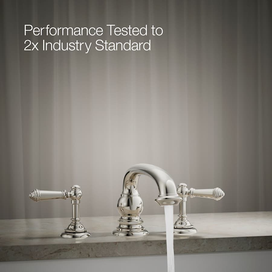 Artifacts Deck-Mount Bath Faucet Handle Trim with Lever Design