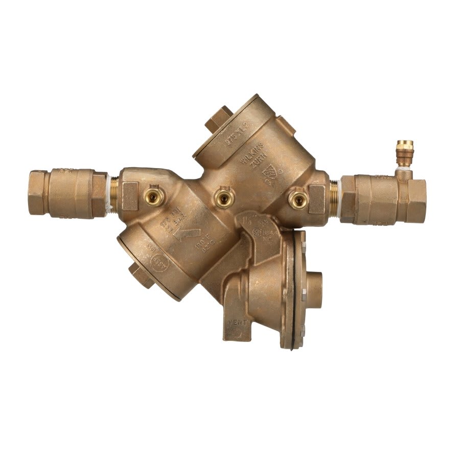 975XL2 Reduced Pressure Backflow Preventer, 1-1/4 in, FNPT, Bronze