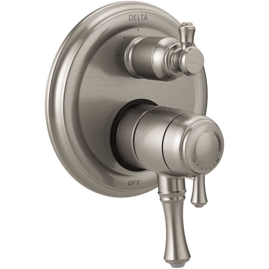 Cassidy 17 Series Pressure Balanced Valve Trim with Integrated Volume Control and 3 Function Diverter for Two Shower Applications - Less Rough-In