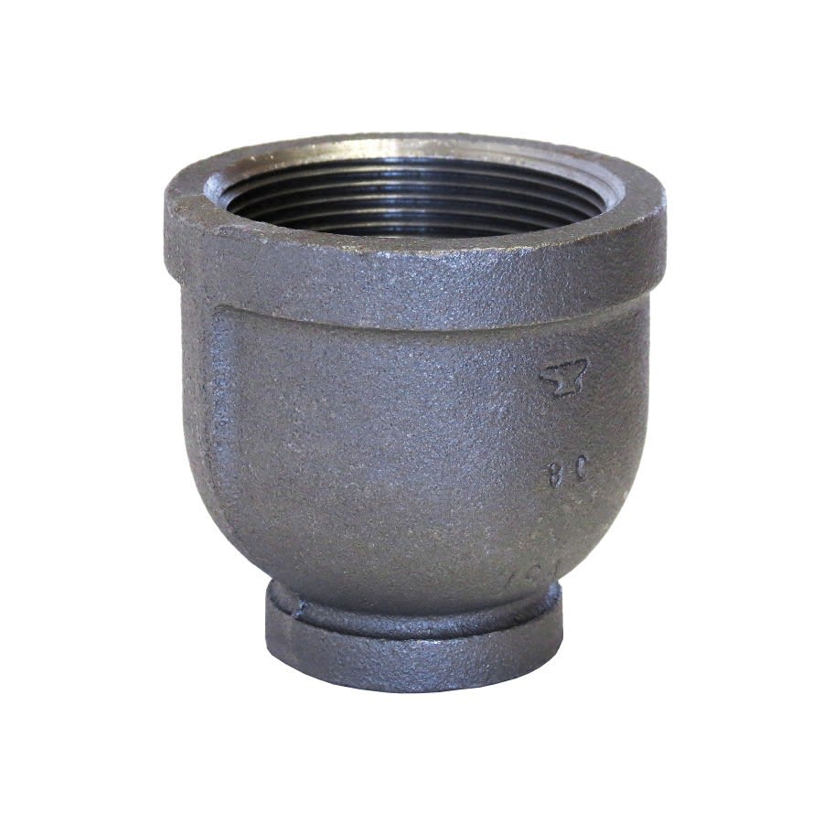 Reducer Coupling, 2 x 3/4 in, FNPT, 150 lb, Malleable Iron, Galvanized
