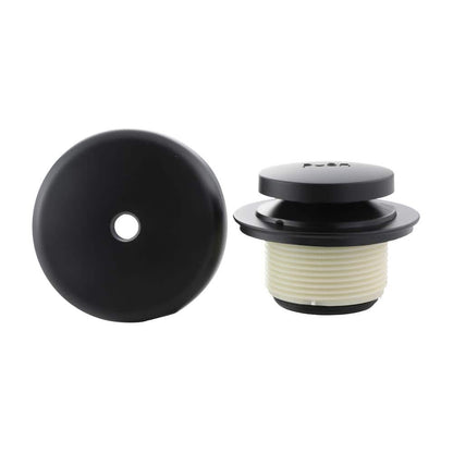 Touch-Toe Bath Tub Drain Trim Kit, Matte Black