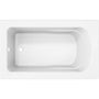 Lansford 60" x 36" Drop In Acrylic Soaking Tub with Reversible Drain and Overflow