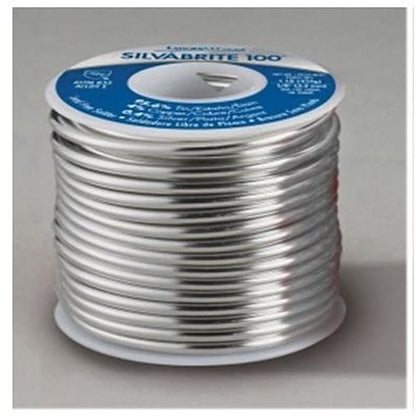 Solder, Lead-Free, 1 lb, 1/8 in, 440 Deg F, Spool