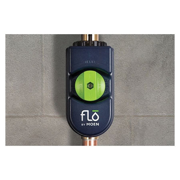 Flo by Water Monitoring and Leak Detection System, 1-1/4 in, NPT, 12 VDC/100 to 240 VAC
