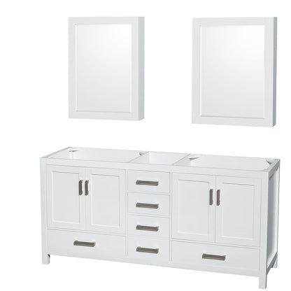 Sheffield Double Bathroom Vanity - 70.75W x 35H x 21.5D