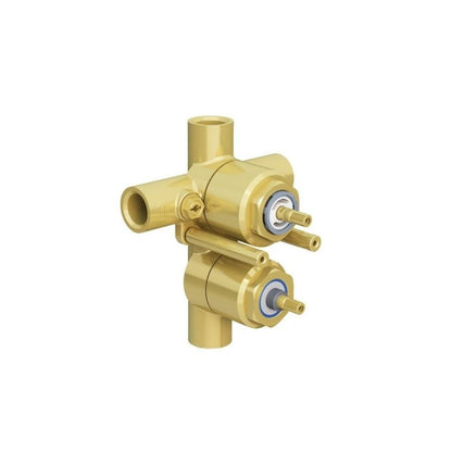 Pressure Balance Rough Valve with Stops & Diverter, 4-Port, 1/2 in, FNPT