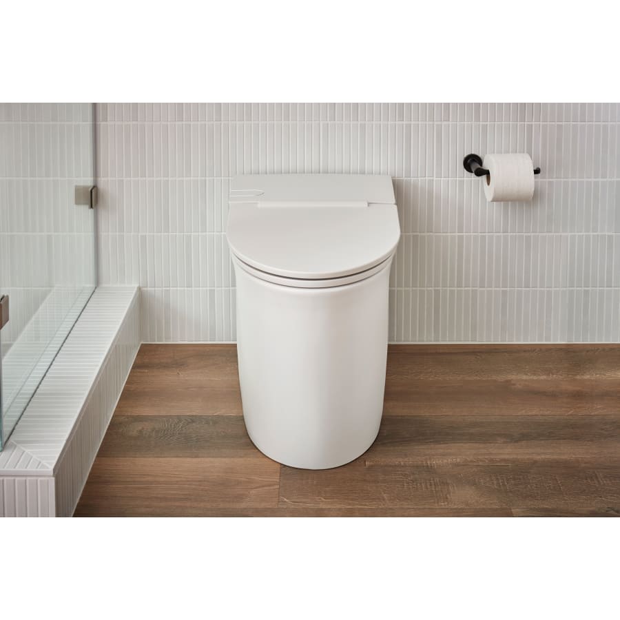 Studio S 1 GPF One Piece Elongated Chair Height Toilet with Push Button Flush - Seat Included