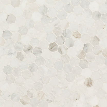 Arabescato Venato 2" Hexagon Honed