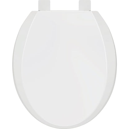 Round Closed-Front Toilet Seat with Quick Release and Lid