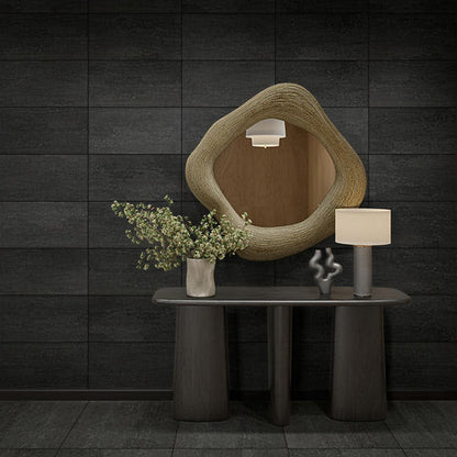 Color Story Wall Black Rectangle 3X6 Glossy