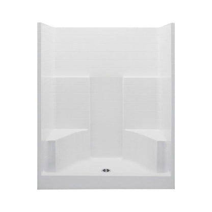 Everyday Shower Stall, Acrylic, White