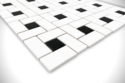 Pinwheel White and Black