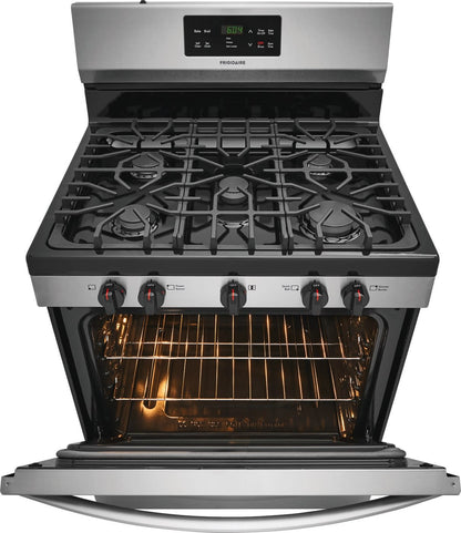 30 Inch Freestanding Gas Range with 5 Sealed Burners, 5 Cu. Ft