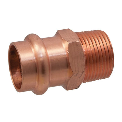 Male Adapter, 3/4 in, Press x MNPT, Copper