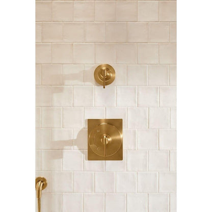 Castia™ by Studio McGee Diverter Trim, Vibrant Brushed Moderne Brass