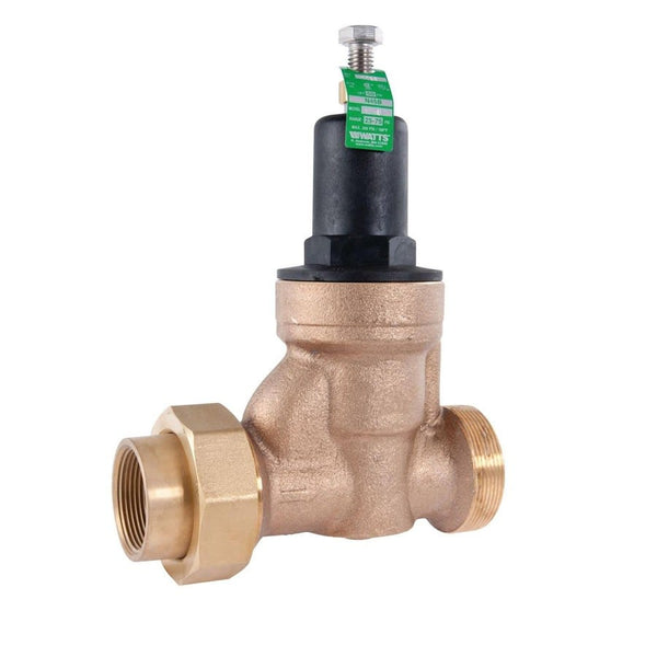 Pressure Reducing Valve, 1-1/4 in, Union FNPT x FNPT, Bronze