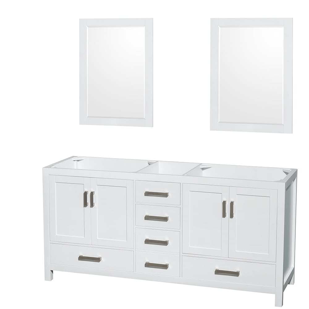 Sheffield Double Bathroom Vanity - 70.75W x 35H x 21.5D