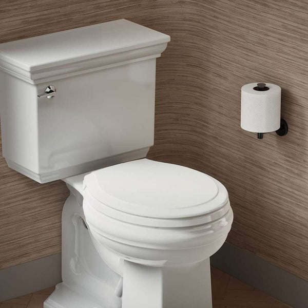 Rutledge Round Closed-Front Toilet Seat with Soft Close and Quick Release
