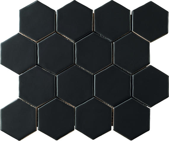 Artistic Reflections Onyx Rectangle, Undulated 2X10 Glossy