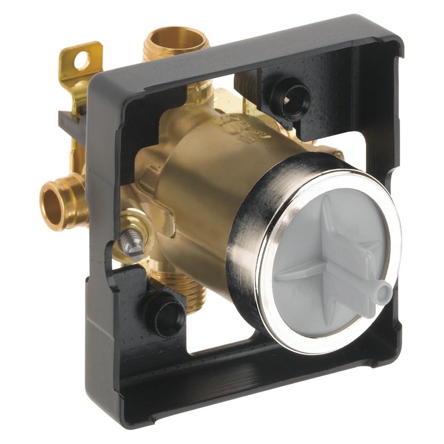 Universal Tub and Shower Rough-In Valve Body, 1/2 in, Cold Expansion PEX, Forged Brass Body