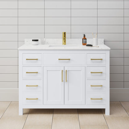 Beckett Single Bathroom Vanity - 48W x 35H x 22D
