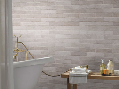 Brickstone IVORY PORCELAIN TILE 2x10