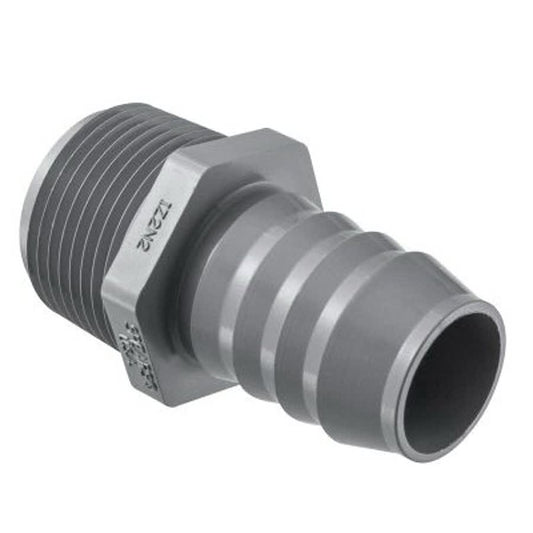 Male Adapter, 1-1/2 in, Insert x MNPT, SCH 40/STD, PVC