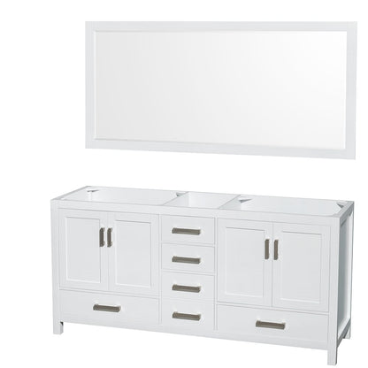 Sheffield Double Bathroom Vanity - 70.75W x 35H x 21.5D