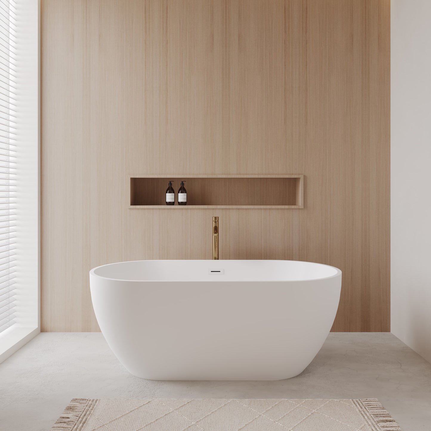 Juno Freestanding Bathtub - 63W x 23H x 32D