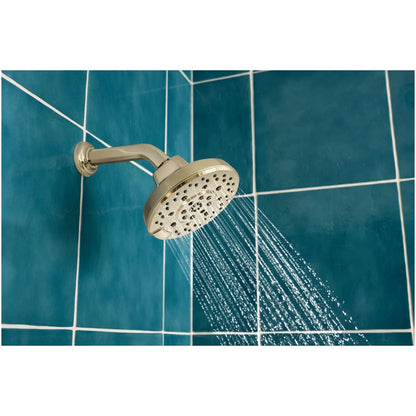 Levoir 1.75 GPM 4 Function Shower Head with H2Okinetic Technology and TouchClean