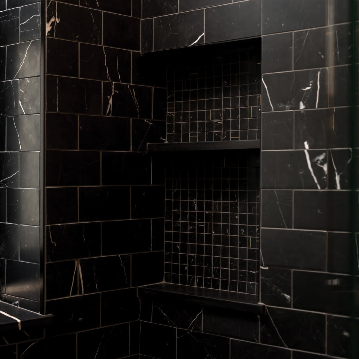 Ferrara Nero 3x6 Field Tile Honed