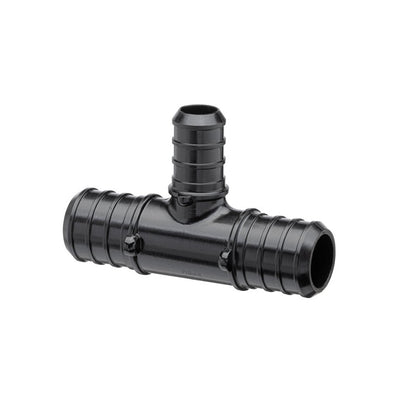 QickSert CR® Tee, 3/4 x 1/2 in, Crimp PEX, Poly