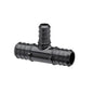 QickSert CR® Tee, 3/4 x 1/2 in, Crimp PEX, Poly
