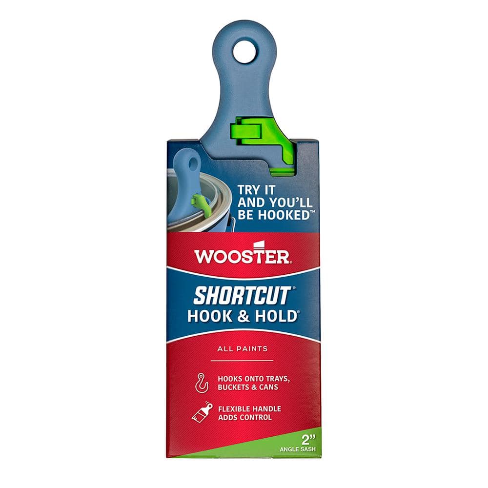 2 in. Shortcut Hook & Hold Polyester Angle Sash Brush