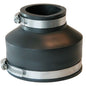 Transition Coupling, 4 x 2 in, Cast Iron/Plastic x Cast Iron/Plastic, Flexible PVC