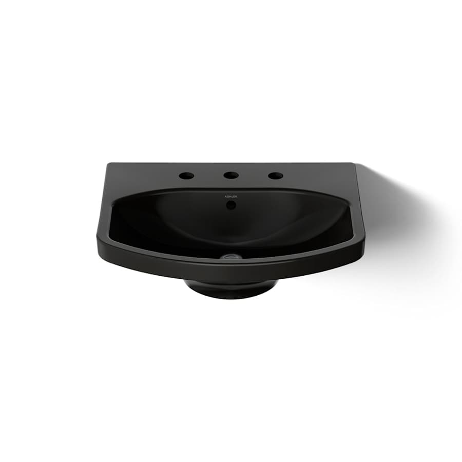 Cimarron 21" Pedestal Bathroom Sink with 3 Holes Drilled and Overflow