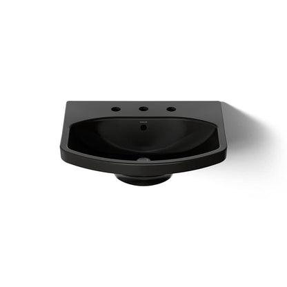 Cimarron 21" Pedestal Bathroom Sink with 3 Holes Drilled and Overflow