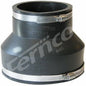 Transition Coupling, 6 x 5 in, Cast Iron/Plastic x Cast Iron/Plastic, Flexible PVC