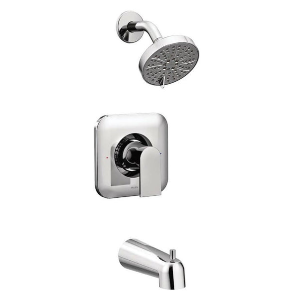 Genta™ Pressure Balanced Tub & Shower Trim, ADA, Polished Chrome
